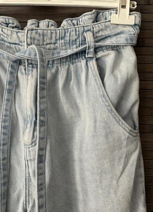 Літні легенькі джинси висока посадка2 фото