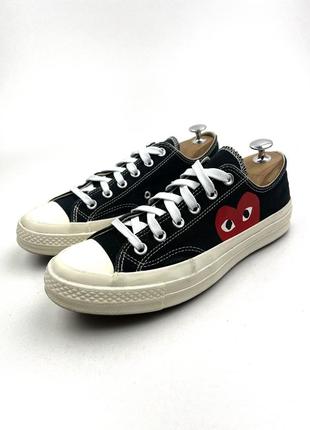 Оригінальні кеди comme des garçons play x converse