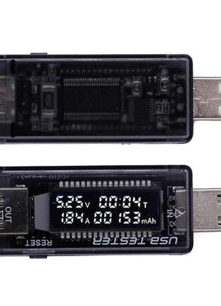 Usb тестер keweisi kws-v20 амперметр вольтметр вимірювач ємності