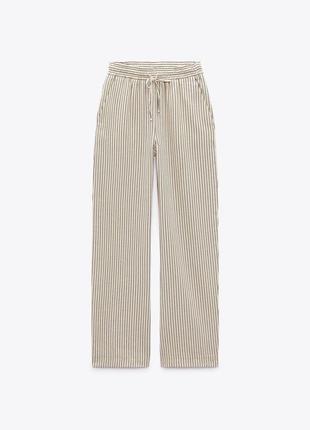 Полосатые брюки zara