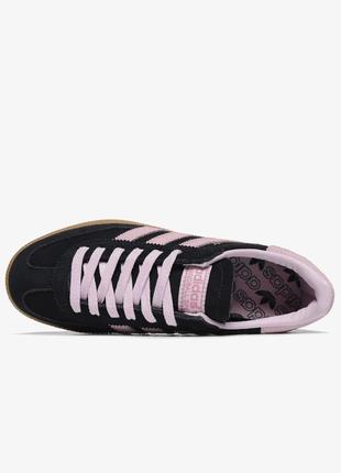 Adidas wmns handball spezial 'black clear pink gum'5 фото