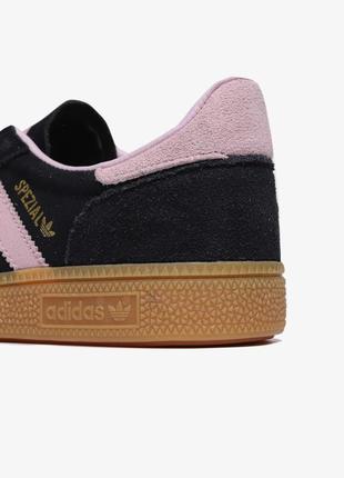 Adidas wmns handball spezial 'black clear pink gum'6 фото