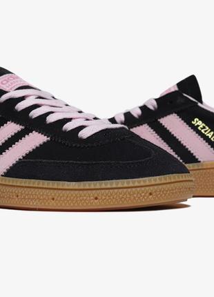 Adidas wmns handball spezial 'black clear pink gum'8 фото