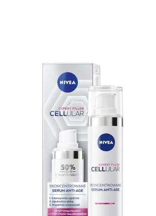 Nivea cellular expert filler концентрированная антивозрастная сыворотка