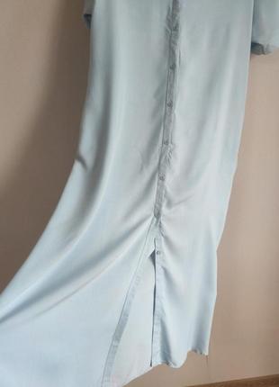 Длинное платье - рубашка coco bella с вискозы4 фото