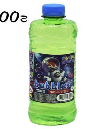 Запаска для мыльных пузырей "bubbles", not allergic, 500 мл