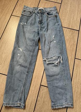 Стильные джинсы от zara 10 лет