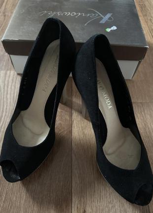 Туфли женские замшевые размер 39