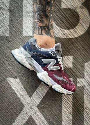 Чоловічі кросівки new balance 9060 'bordo blue'