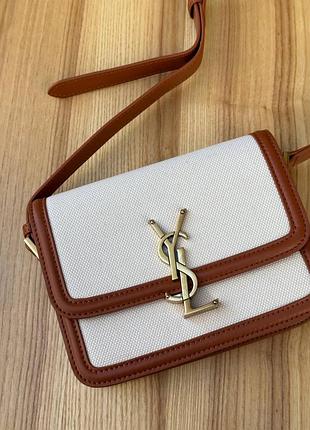 Сумка в стилі yves saint laurent solferino премиум