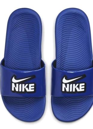 Nike. оригінал. в'єтнам. шльопанці nike kawa slide fun game royal.