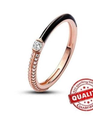 Кольцо кольцо серебро silver_pandora original позолота кольца2 фото