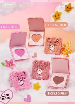 Коллекционный набор косметики «медвежа по уходу» sheglam x care bears full collection set
