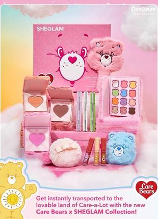 Коллекционный набор косметики «медвежа по уходу» sheglam x care bears full collection set