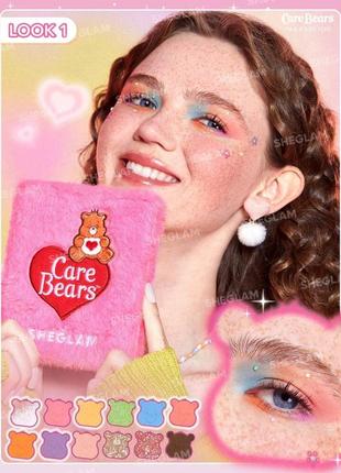 Коллекционный набор косметики «медвежа по уходу» sheglam x care bears full collection set