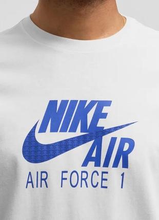 Футболка біла nike air force 1 mens m size2 фото