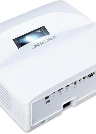 Мультимедійний проектор acer apexvision l812 (mr.juz11.001) 4k 4000лм wi-fi з динаміками4 фото