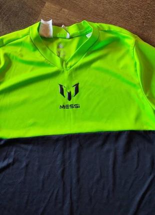 Футболка adidas оригинал 164р. логотип messi