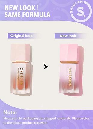 Жидкие шиммерные румяна «love cake» sheglam color bloom «dayglow liquid» blush shimmer...