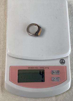 Кольцо кольцо серебро 925 тигровое глаз8 фото
