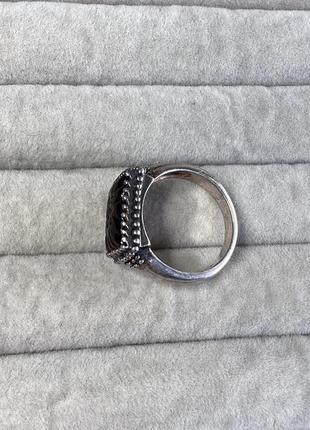 Кольцо кольцо серебро 925 тигровое глаз5 фото