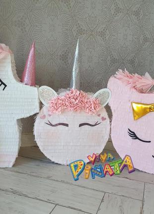 Пеньята единорог комплект пиньята котенка пищалка эдиног пиньята котик комплект