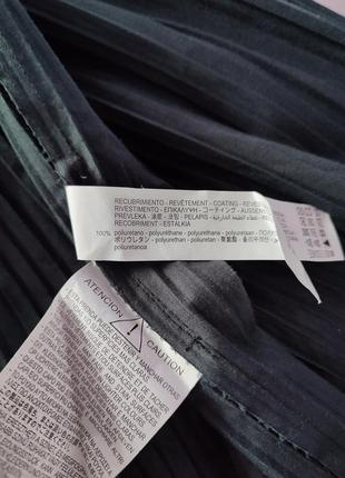 Фирменная юбка плиссе под кожу эко шкрера эко коза юбка плиссе размер 48-50-525 фото