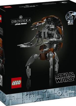 Конструктор lego star wars дроїд-руйнівник 583 деталі (75381)