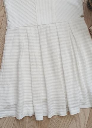 Летнее белое платье, на 10-12 лет3 фото