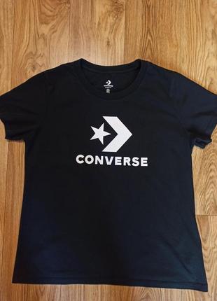 Футболка converse star chevron center front tee 10018569