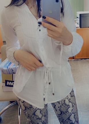 Туніка блузка біла