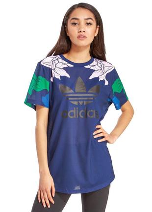 Adidas originals womens boyfriend t-shirt black life женская футболка