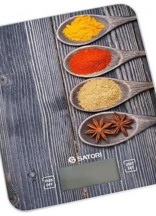Ваги кухонні електронні satori sks-212-wd до 15 кг.