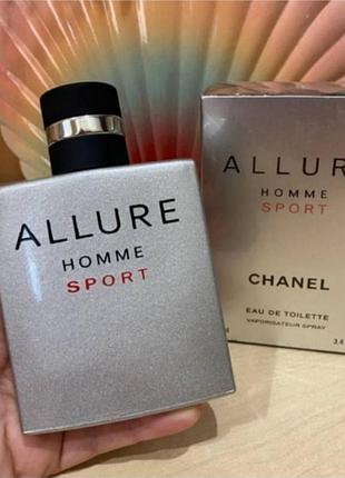 Туалетна вода chanel allure homme sport шанель аллюр 100 мл