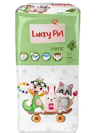 Подгузники-трусики lucky pin 4