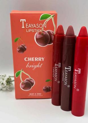 Губна помада-олівець teayason lipstick матова в різних кольорах / не пересушує губи