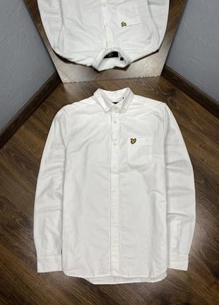 Белая рубашка lyle scott