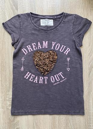 Футболка next на дівчинку 9-10 років.