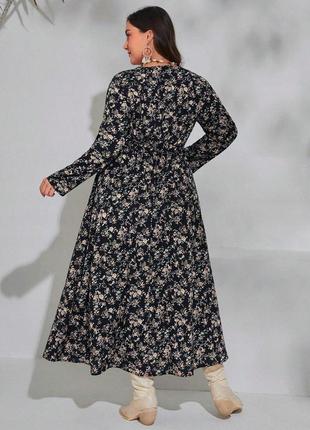 Сукня батал довга на щодень класична, 1500+ відгуків, єдиний екземпляр2 фото