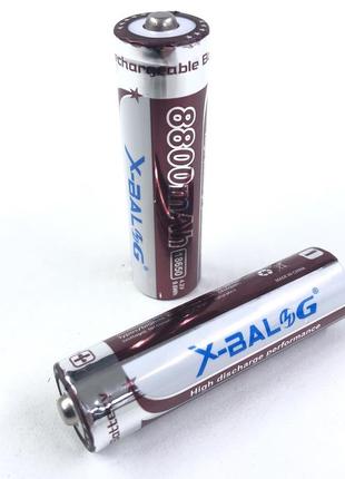 Акумулятор x-balog фіолетовий 18650 / 2430 4,2v/8800mam