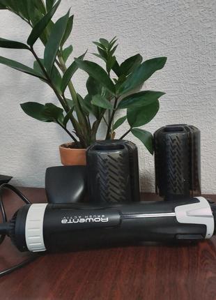 Фен-щетка rowenta activ dry & style cf9550f0