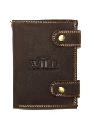 Портмоне always wild 2901-bic d. brown