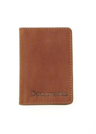 Документниця dnk leather dnk mini doc can коричневий