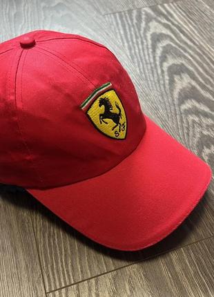 Кепка (бейсболка) ferrari men’s red hat