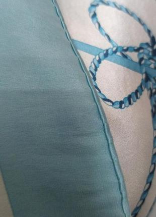 Винтажный шелковый платок каре mantero collection стиль hermes /4184/7 фото