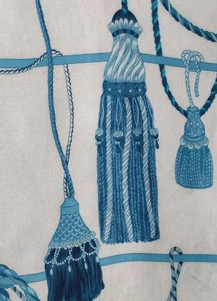 Винтажный шелковый платок каре mantero collection стиль hermes /4184/10 фото
