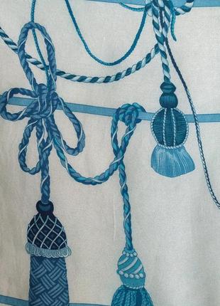 Винтажный шелковый платок каре mantero collection стиль hermes /4184/8 фото