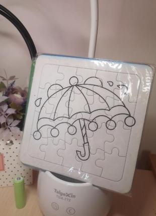 ✔️2в1 пазл-розмальовка + розмальовка на звороті