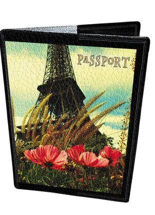 Обложка для паспорта кожаная devays maker 01-01-064 разноцветная