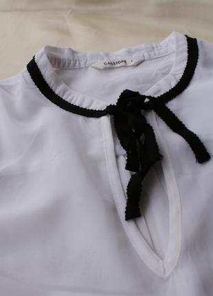 Актуальная полупрозрачная белая блуза от calliope2 фото